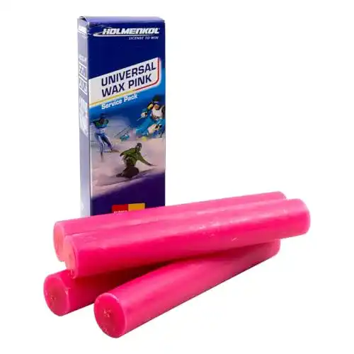 Holmenkol Universal Stangenwachs 4X 250g für alle Schneearten