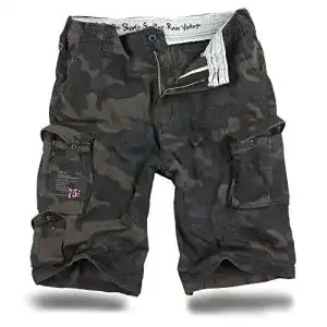Cargo-Shorts Herren Trooper Lightning Edition – Black Camo