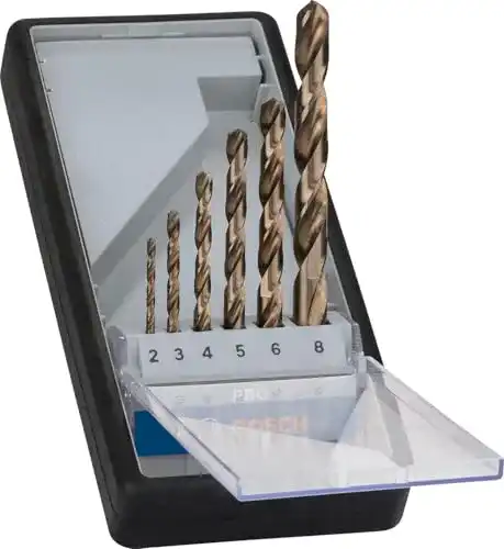 Metallbohrer Bosch Pro 6-teiliges HSS-Cobalt Set für verschiedene Stähle