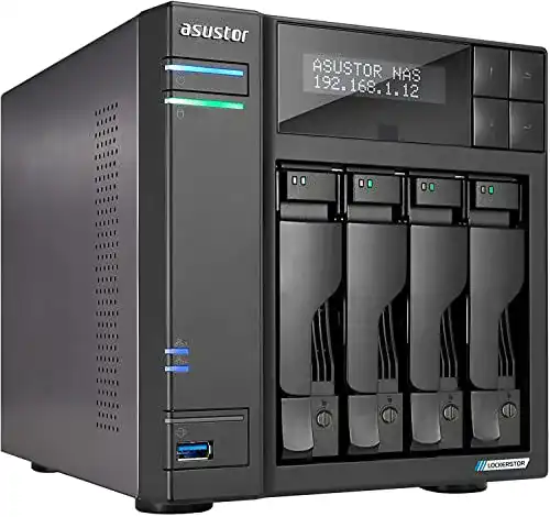 Asustor Lockerstor 4 Gen 2 AS6704T 4-Bay NAS Netzwerk-Speicher