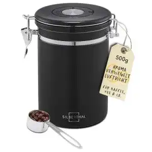 Silberthal Kaffeedose luftdicht 500g für Kaffee und Tee