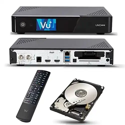 Linux-Receiver VU+ Uno 4K SE mit DVB-S2 FBC Twin Tuner und 2TB Festplatte