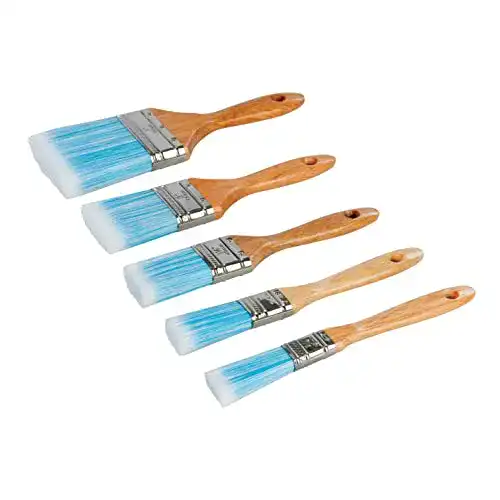 Silverline Malerpinselset mit synthetischen Borsten, 5-teilig