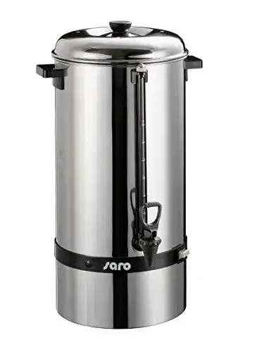 Rundfilter Kaffeemaschine Saro 15 L Edelstahl mit Brüh- und Warmhaltefunktion