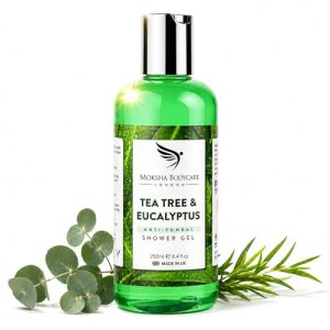 Teebaumöl Duschgel von Moksha Beauty für Männer – 250 ml