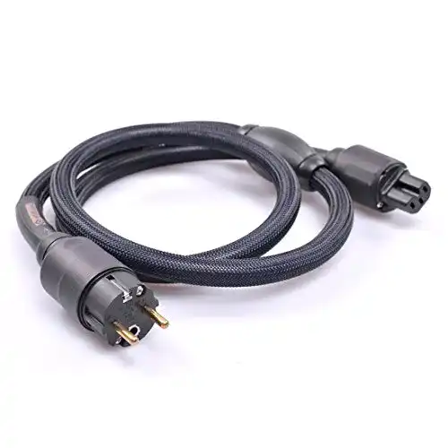 Hifi-Netzkabel HiViLux C13 Powercord 6N-OCC 2m mit Ferritring