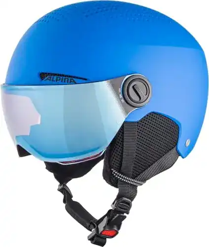 Skihelm für Kinder Alpina Zupo Visor Q-Lite mit Visier und Ohrenpolstern