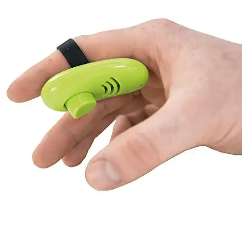 Ergonomisch geformter grüner Clicker für LMS-Training