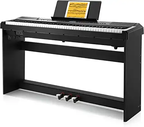 Donner DEP-20S E Piano mit 88 Tasten und Dual-Tone-Modus