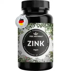 Zinktabletten Feel Natural – 365 Stück Zink-Bisglycinat