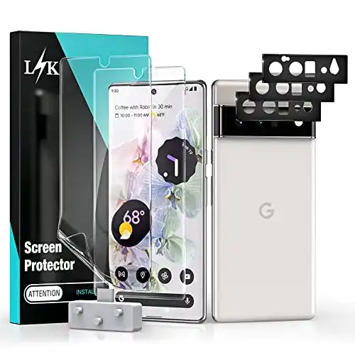 Displayschutzfolie für Google Pixel 6 Pro mit 2 + 3 Stück