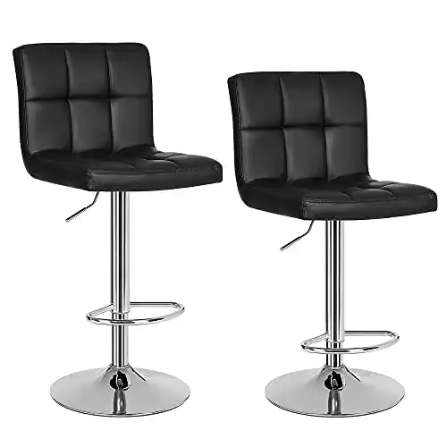 Barhocker Set von SONGMICS, höhenverstellbare Barstühle mit Rückenlehne