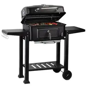 Holzkohle Grillwagen von BBQ-Toro mit höhenverstellbarer Kohleschale