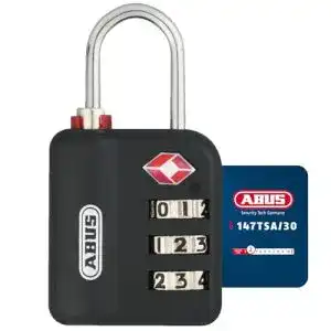 Abus TSA Schloss 147TSA/30 – Kofferschloss mit Zahlencode
