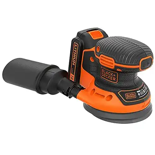 Akku-Exzenterschleifer Black+Decker 18V mit 1,5 Ah Lithium-Ionen-Akku