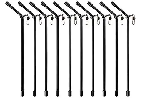 Angelwirbel Zite Fishing Anti-Tangle Boom Sleeves Set, 10 Stück