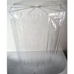 Duschspinne Ridder 58200-350 Duschfaltkabine Ombrella Brillant, 210×170 cm