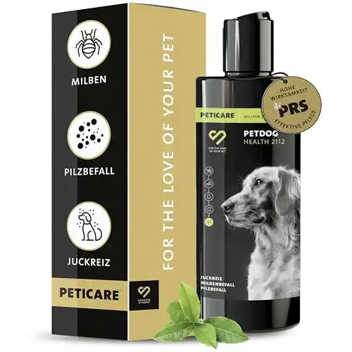 Welpen-Shampoo Peticare für Jung-Hunde gegen Parasiten
