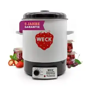 Einkochautomat Weck WAT 14 mit emailliertem Einkochtopf