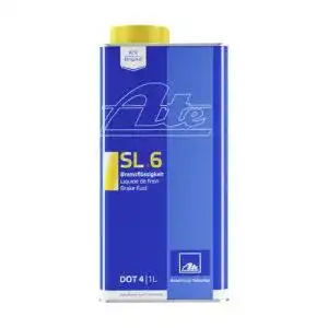 ATE 706402 SL6 DOT4 Bremsflüssigkeit 1000 ml für Fahrzeuge