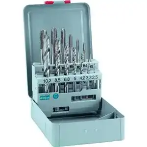 Alpen Gewindebohrer Set, HSS-E DIN 338, 14-teilig