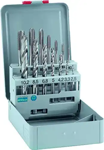 Alpen Gewindebohrer Set, HSS-E DIN 338, 14-teilig