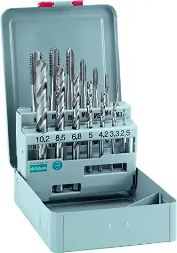 Alpen Gewindebohrer Set, HSS-E DIN 338, 14-teilig