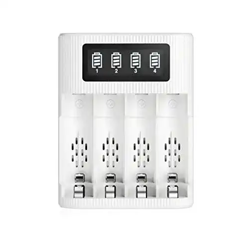 Akku Ladegerät EBL für AA und AAA wiederaufladbare Batterien