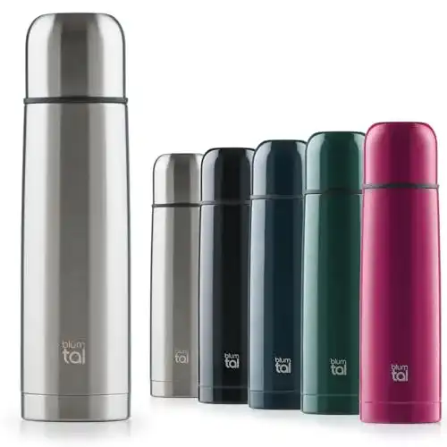 Blumtal Thermoskanne 1L aus Edelstahl – BPA-frei