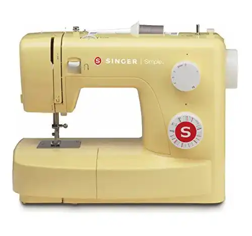 Singer Simple 3223Y Nähmaschine mit 23 Nähprogrammen und Freiarm