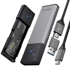 M.2 NVMe und SATA SSD Gehäuse Adapter von iDsonix