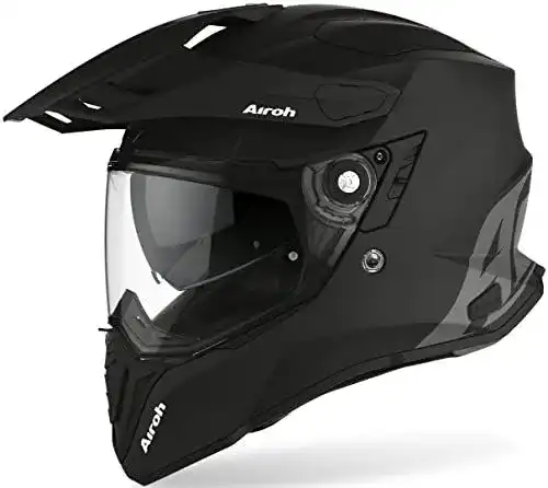 Airoh Helm Mototopgun Unisex Erwachsene Commander Schwarz Größe M EU