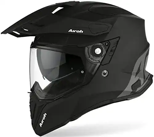 Airoh Helm Mototopgun Unisex Erwachsene Commander Schwarz Größe M EU