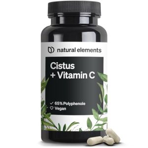 Cistus Kapseln mit Vitamin C – Cistus incanus – 90 vegane Kapseln