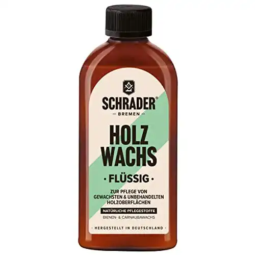 Holzwachs Schrader Bremen – Flüssiges Holzpflegeprodukt für verschiedene Holzarten