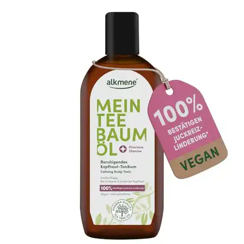 Alkmene Teebaumöl Kopfhaut Tonikum 250 ml für Juckreiz-Linderung