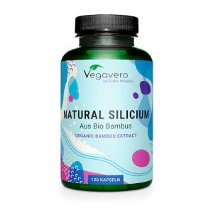 Vegavero Bio Silizium Kapseln aus 100% Bambusextrakt, vegan, 120 Stück