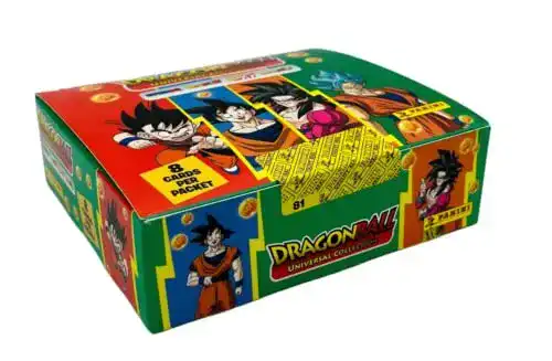Panini Dragon Ball Universal Trading Cards Flowpack-Box mit 18 Packs