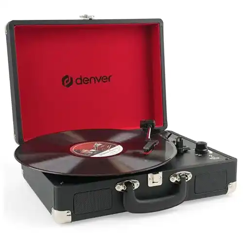 Denver VPL120 Plattenspieler mit Lautsprechern und USB-Funktion