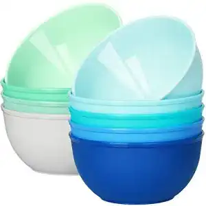 Plastikschüsseln Youngever 9er Set 300ml für Kinder