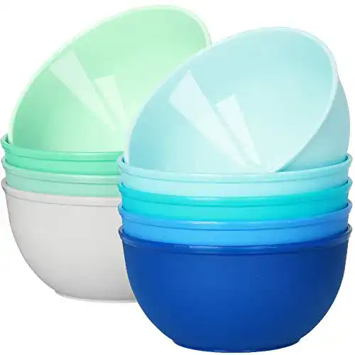 Plastikschüsseln Youngever 9er Set 300ml für Kinder