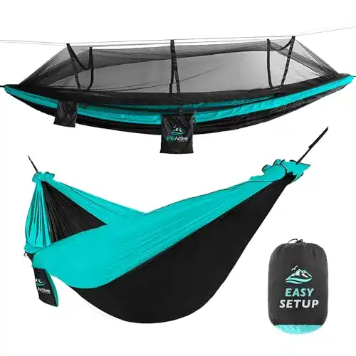 Hängematte mit Moskitonetz von FE Active für Camping und Outdoor