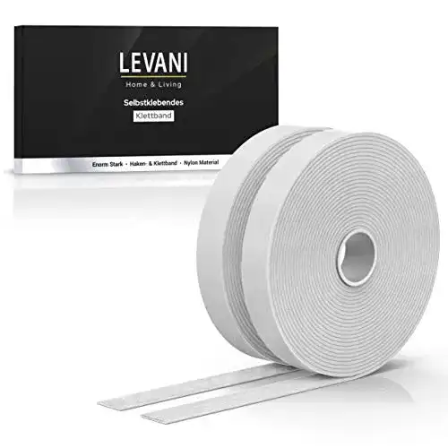 Klettband selbstklebend Levani Premium 8 Meter für starken Halt