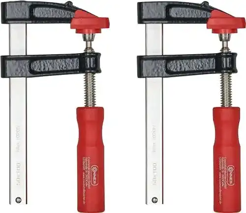 Connex COXT865210 Schraubzwingen für Bastler, 100 x 50 mm, 2 Stück
