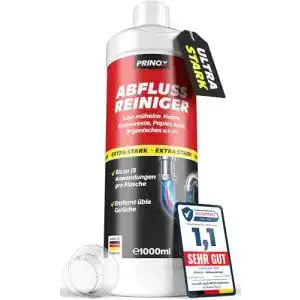 Rohrreiniger-Gel Prinox Abflussreiniger 1000ml für starke Verstopfungen