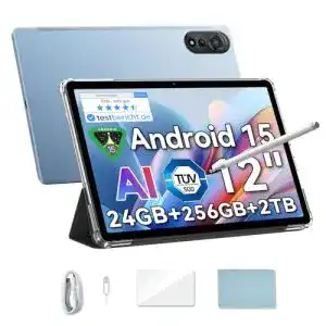 Blackview Mega2 12 Zoll Tablet bis 300 Euro mit Android 15 und 24GB RAM