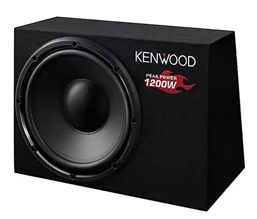 30 cm Subwoofer Kenwood KSC-W1200B mit 300 mm Durchmesser