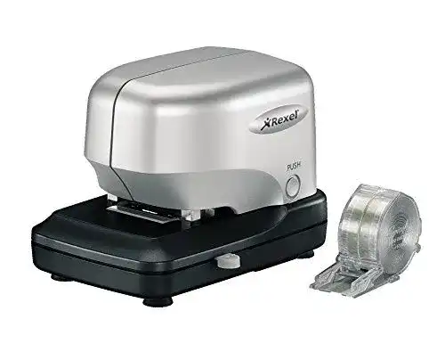 Elektrohefter Rexel Stella 30 in Silber und Schwarz