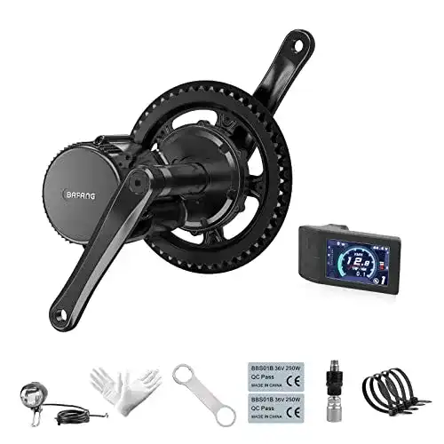 E-Bike Nachrüstsatz Bafang 250W 36V BBS01B Mittelmotor Kit