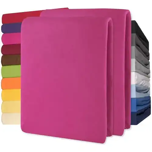 Spannbettlaken 90×200 cm CelinaTex Jersey Lucina für Topper